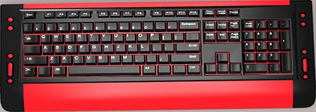 keyboard Red 3D