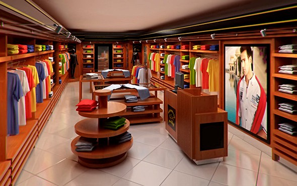 Classic Clothing Store interior for Men and Women