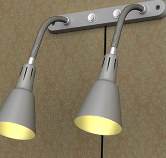 Realistic Ikea Wall Lamp