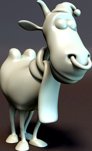 Cow Cartoon Character