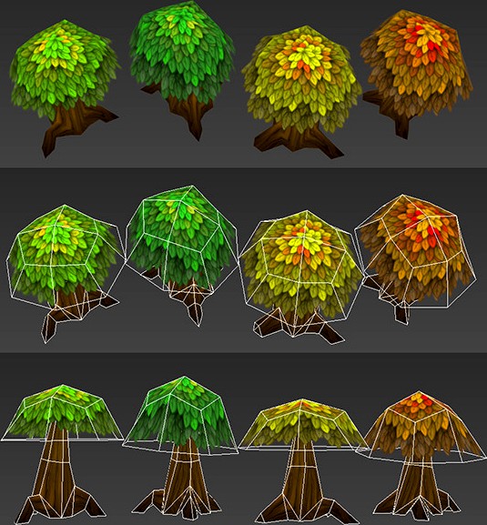 Low Poly Trees