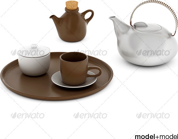 Heath ceramics tea set