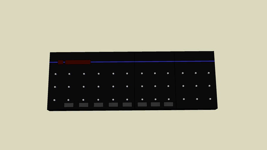MIDI Effects Rack Controller- grey