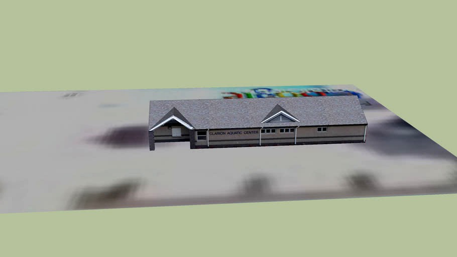 Clarion Aquatic Center 3d model