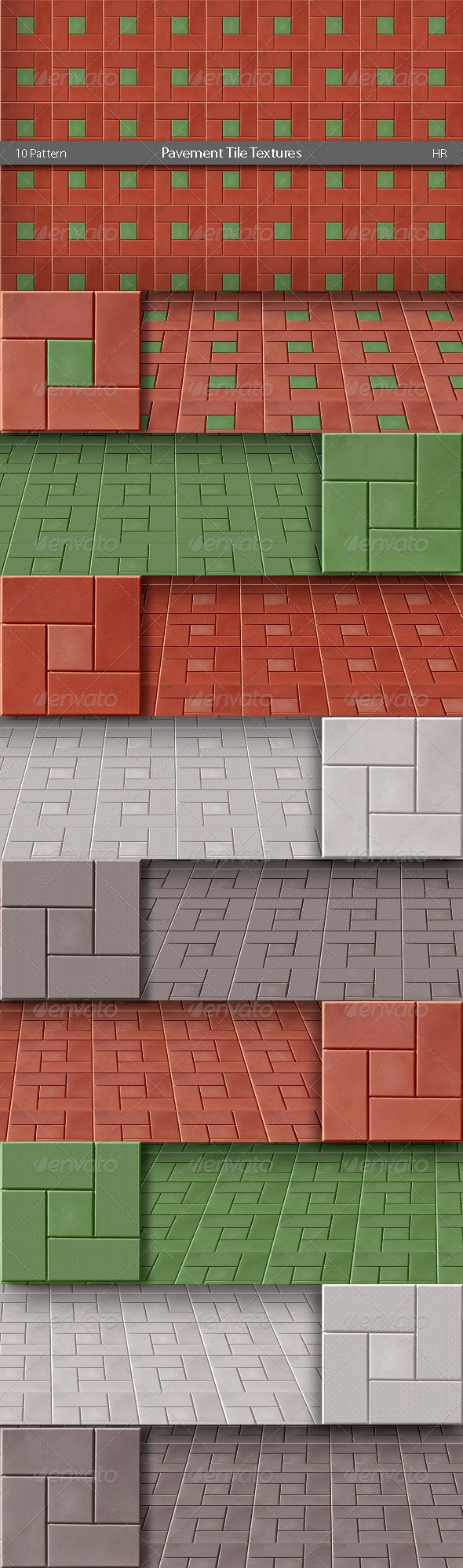 Pavement Tile Textures