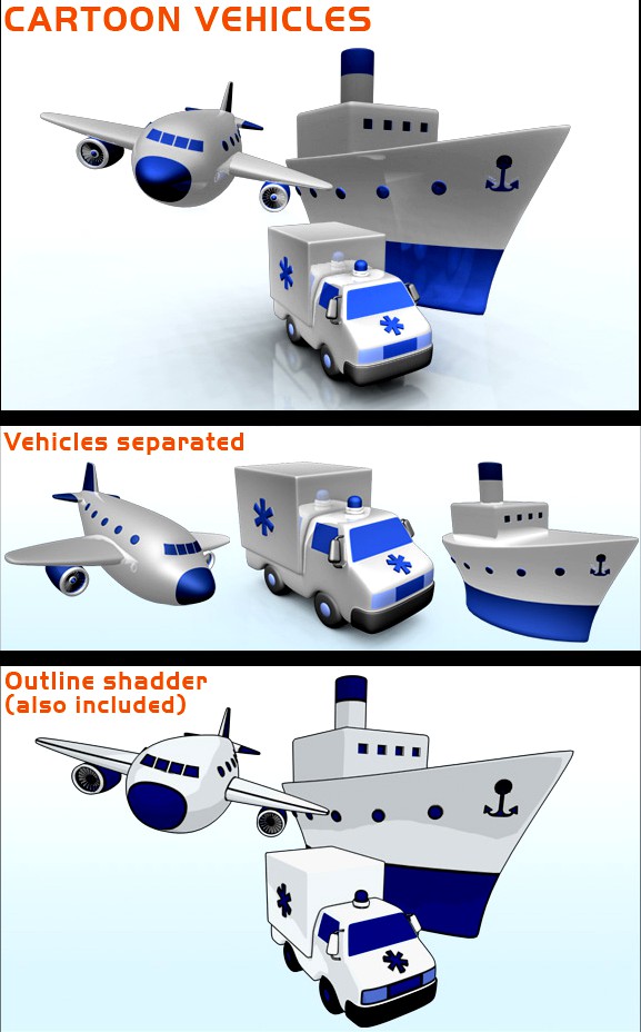 Cartoon Vehicles