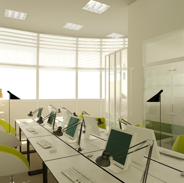 Office Design 3d model