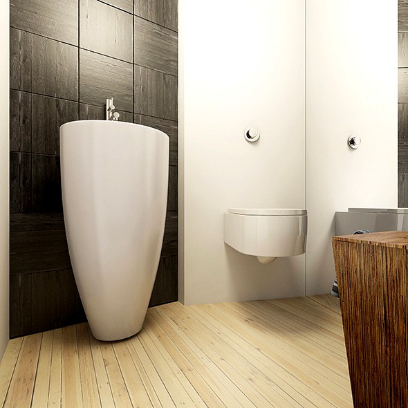 Bathroom Interior Render Setups Scene