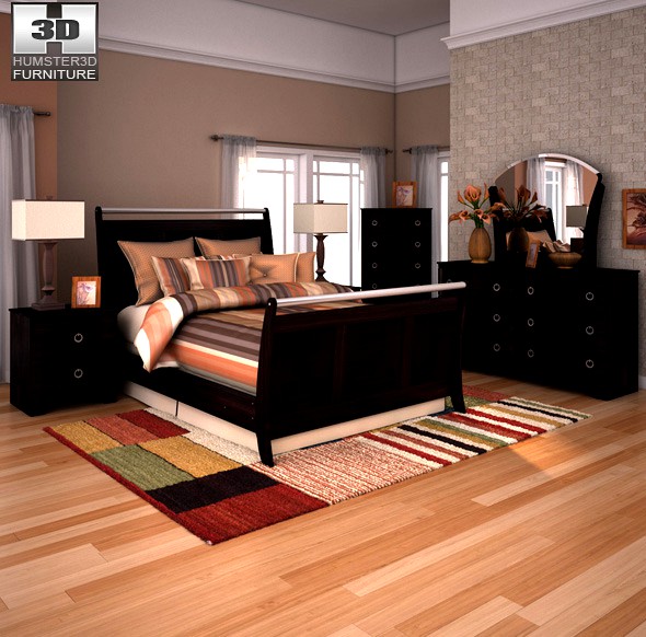 Ashley Pinella Sleigh Bedroom Set