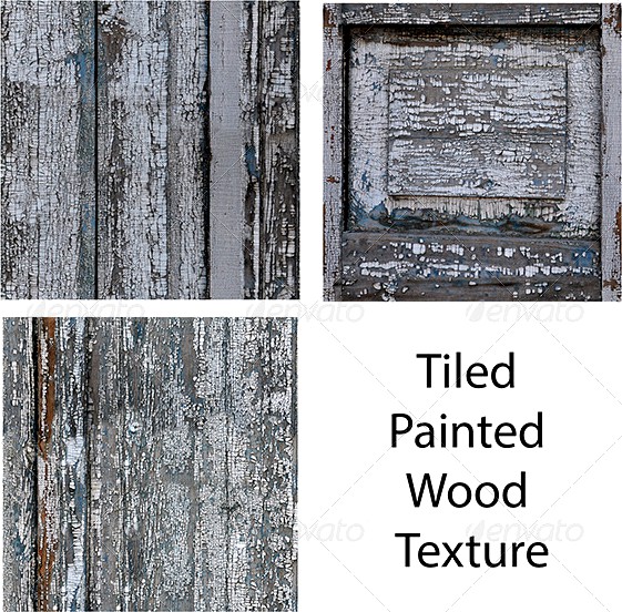 Tiled Painted Wood Textures