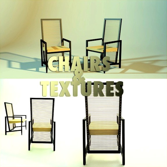 Modern Chair with Materials