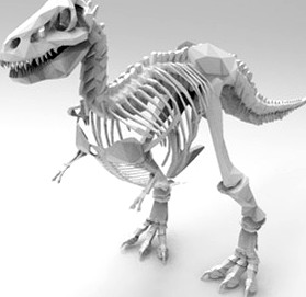 T-Rex skeleton