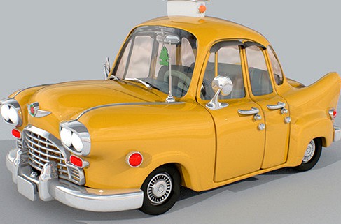 New York Checker Taxi