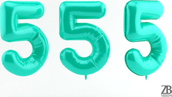 5 five balloon