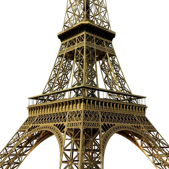 Eiffel Tower Low Poly