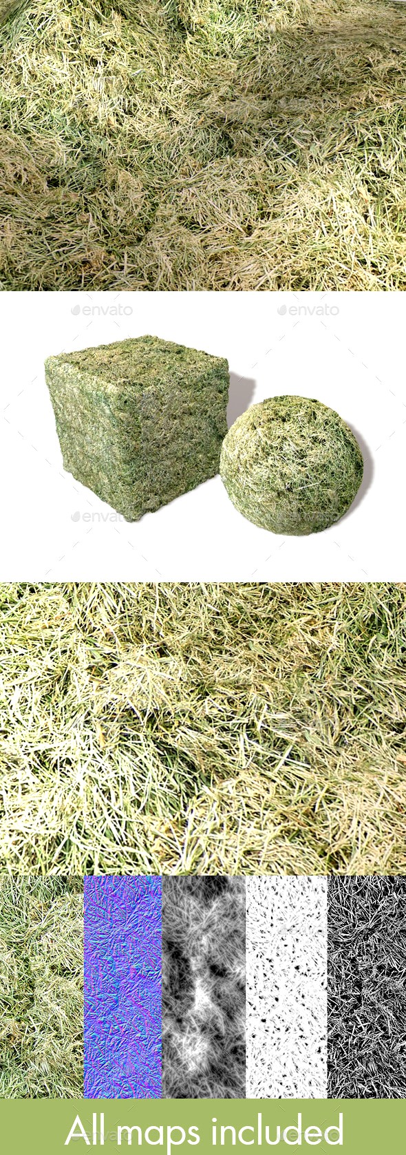 Cut Grass Seamless Texture