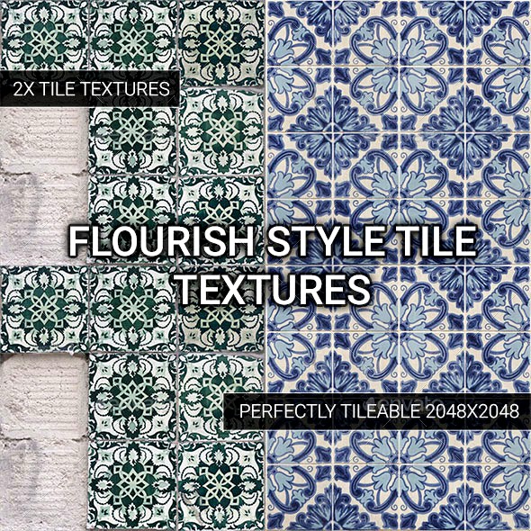 Flourish Style Tiles - Vol. 2