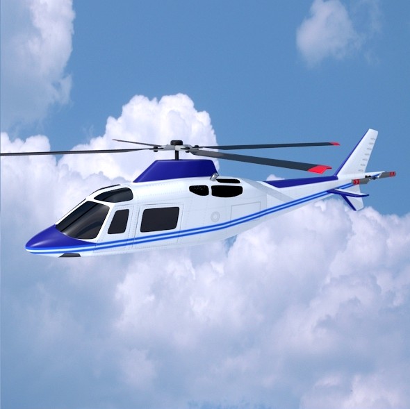 Agusta aw109 civilian helicopter