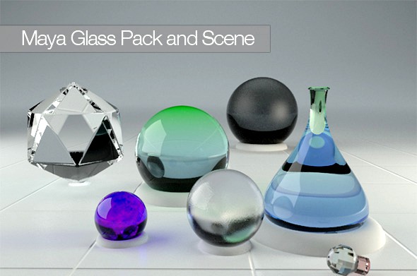 Maya Vray 2.0 Glass Pack