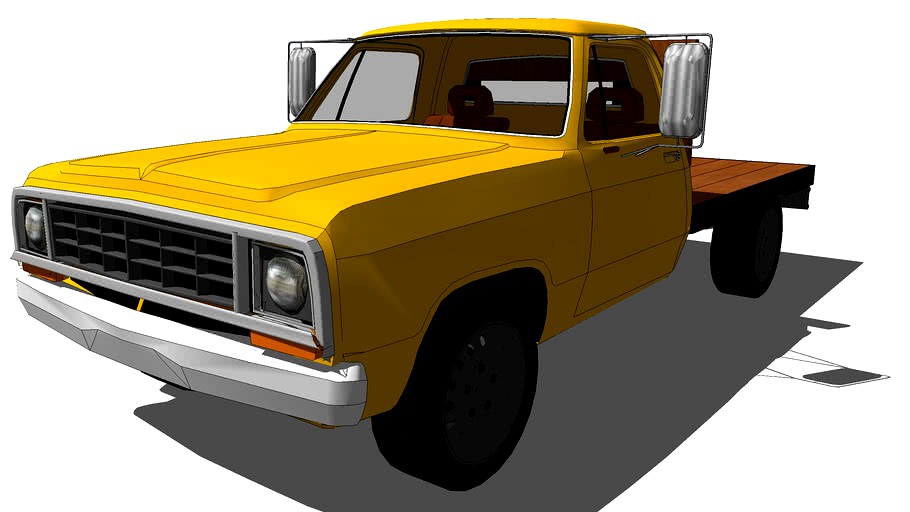 1975 Dodge D100 Flatbed