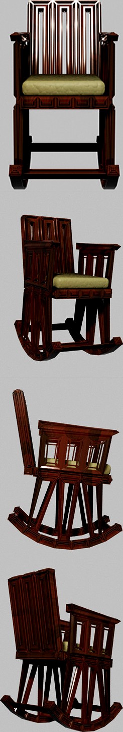 Wooden Rocking Chair