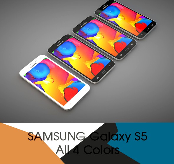 Samsung GALAXY S5 All four colors