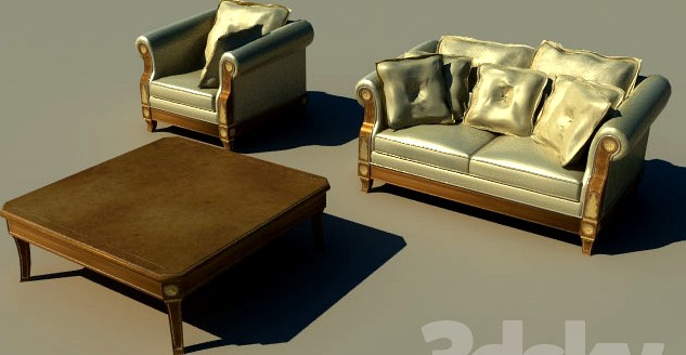 A set of upholstered furniture from Angelo Cappellini