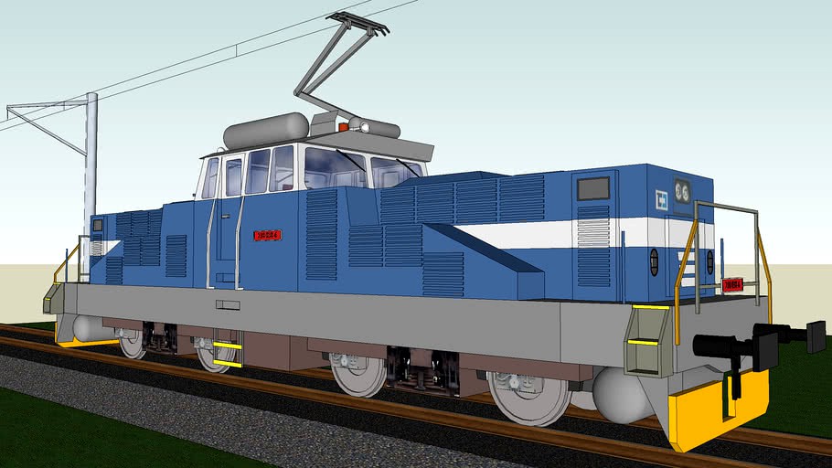 210 038-6 'Iron' or 'Badger' electric locomotive ČD Cargo