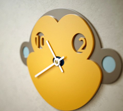 Monkey Face Clock