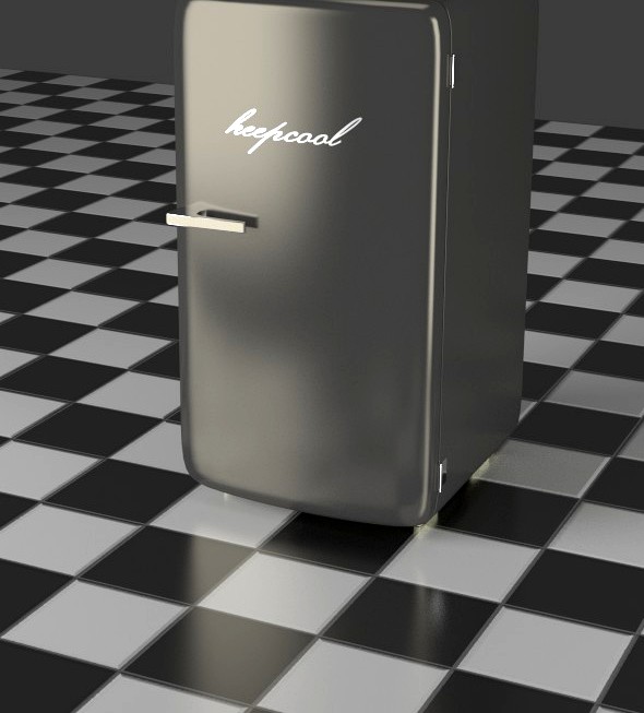 A gray Refrigerator