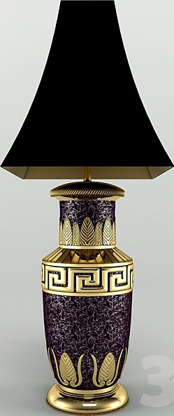 Atenas cloisonne lamp stand