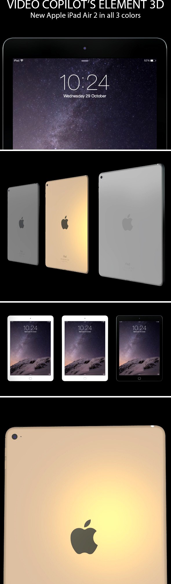 Element3D - Apple iPad Air 2