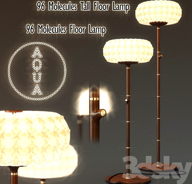 96 Molecules Floor Lamp