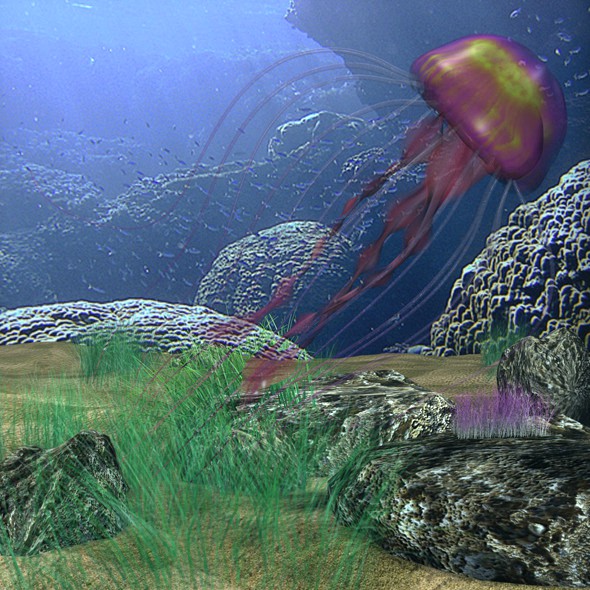 Jellyfish rigged