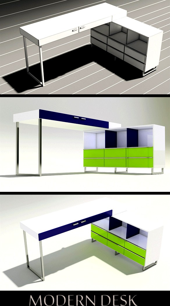 3D Modern Desk