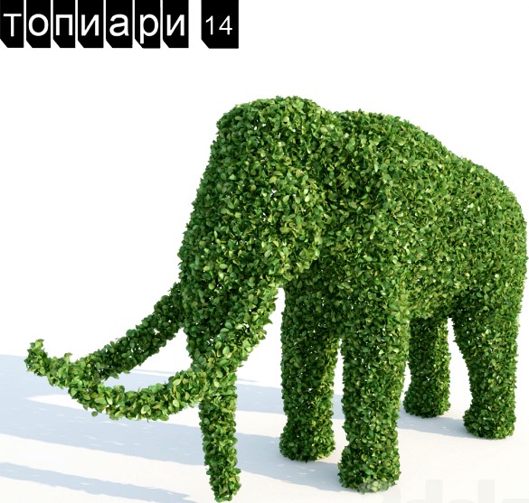 Mammoth topiary