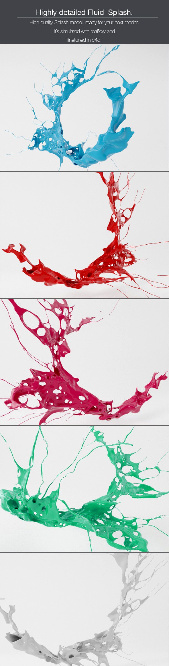 Highly Detailed Paint Splash