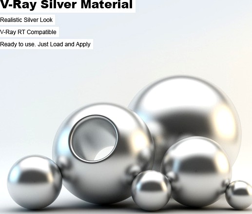 V-Ray Silver Material