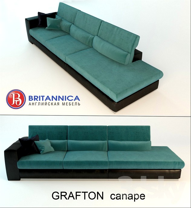 Sofa Grafton with canapes