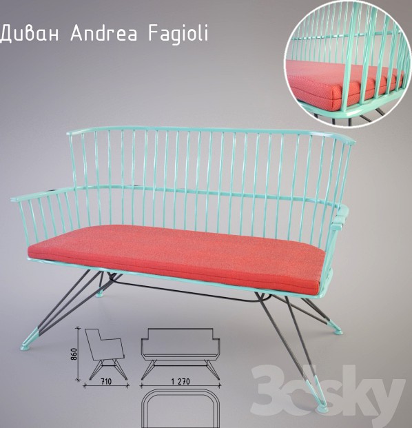 Sofa Andrea Fagioli
