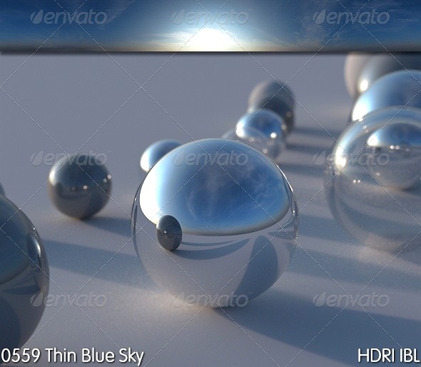 HDRI IBL 0559 Thin Blue Sky
