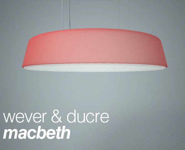 Hanging lamp Macbeth from Wever &amp; Ducre