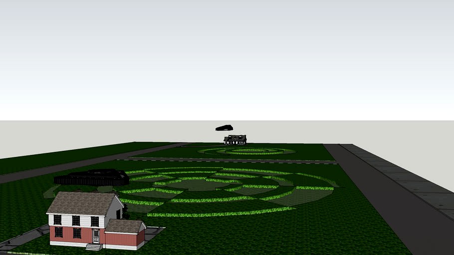 TR 3B UFO crop circles new England US. (2011)