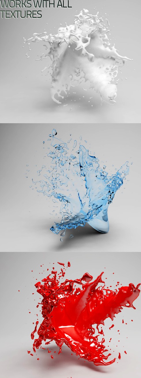 High Detailed Fluid Splash