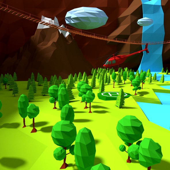 Low Poly  landscape