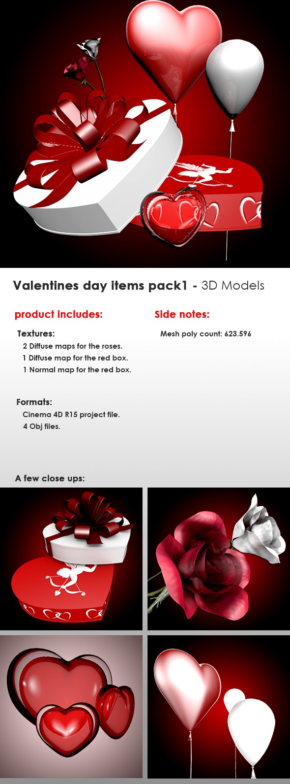 Valentines Day Items Pack 1