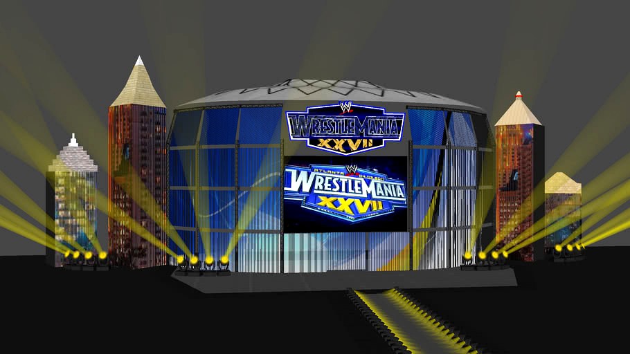 WWE WrestleMania 27 HD Stage Concept #1