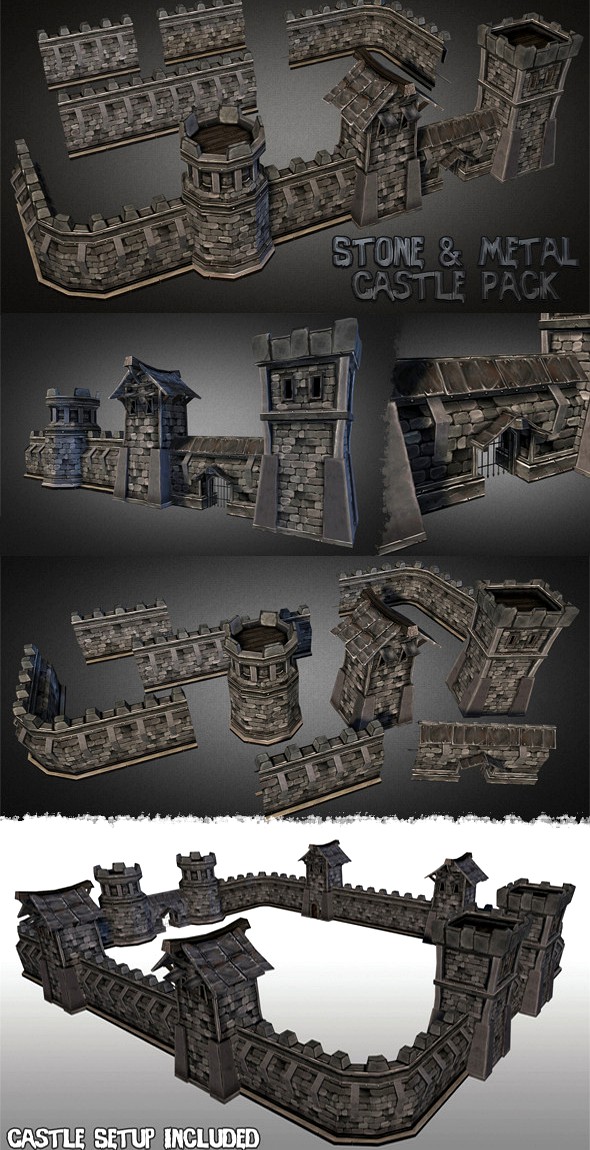 Fantasy Stone Castle Pack
