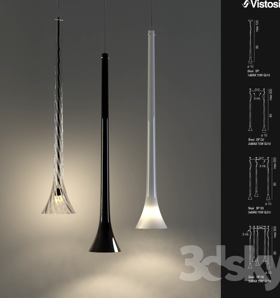 Hanging lamp Sissi SP D5 Pendant Light