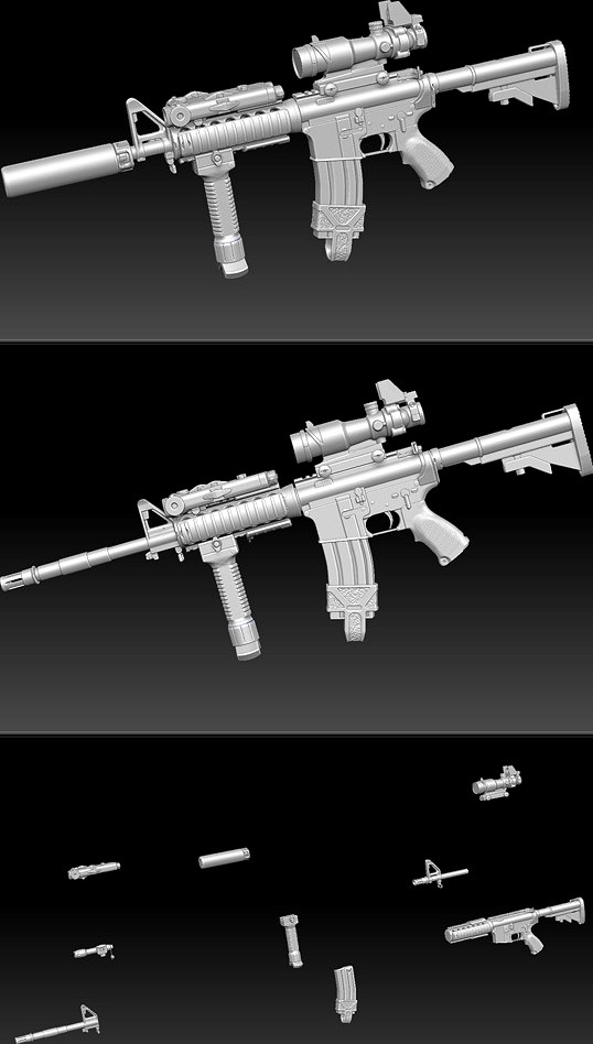 L119a1 Rifle // Mesh Pack